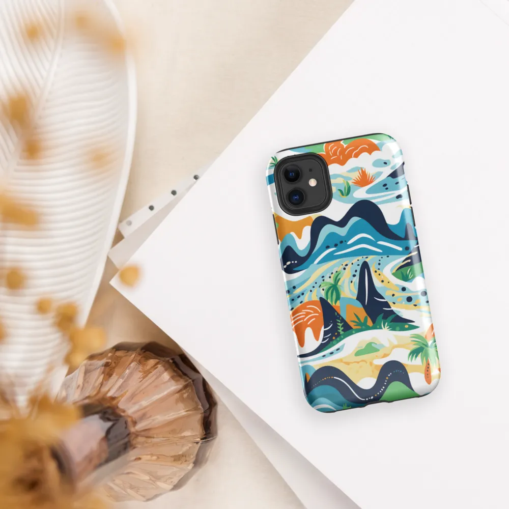 Abstract Tropical Landscape