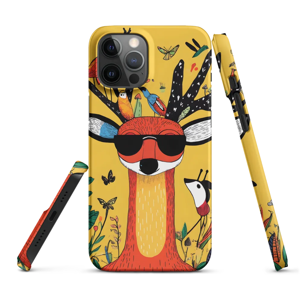 Playful Deer with Sunglasses