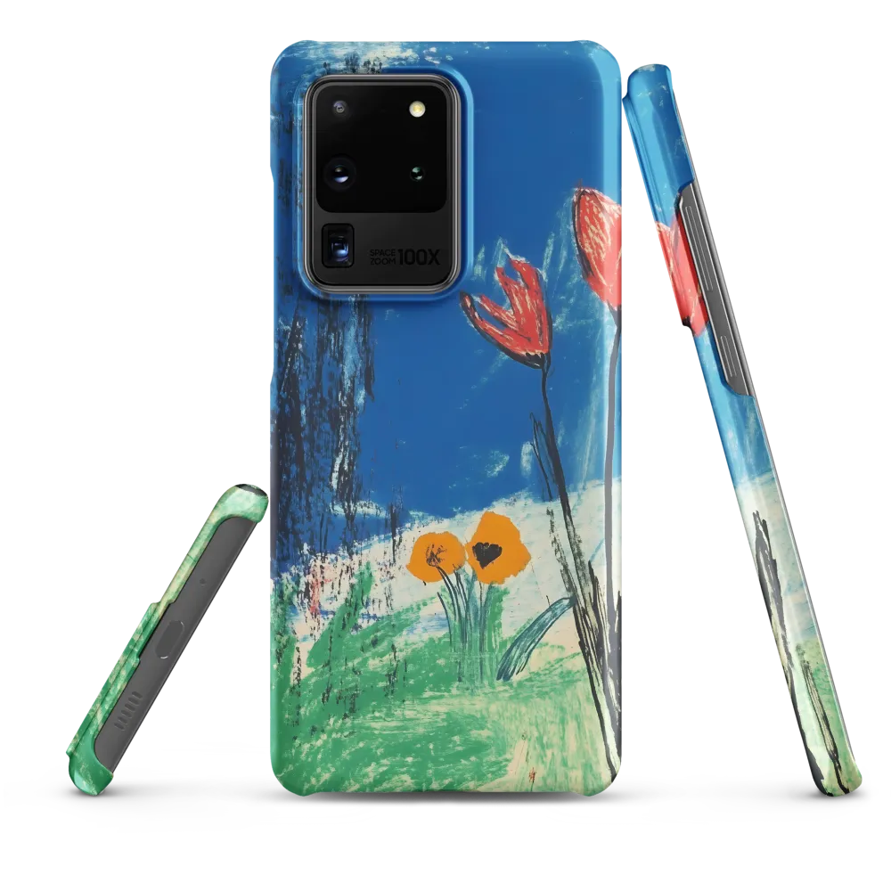 Joyful Blossoms in Blue