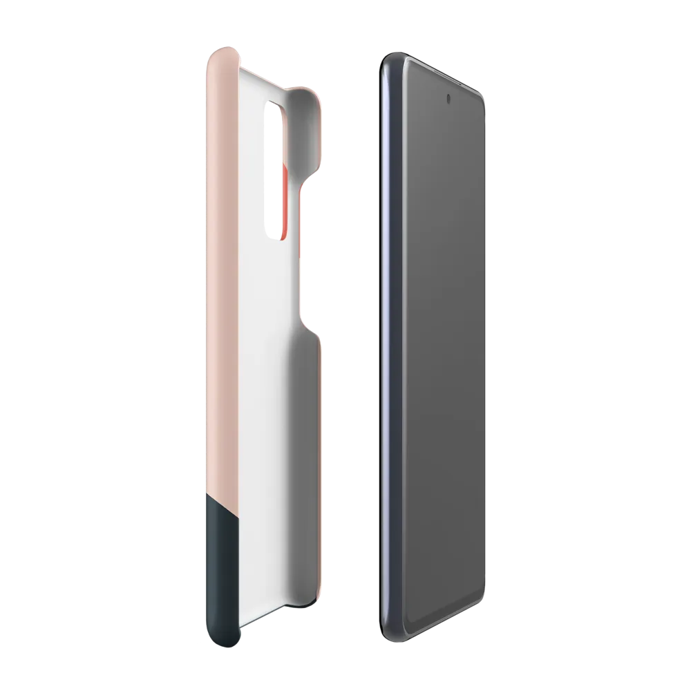 Contemplative Portrait in Minimalism | Phone Case |  S20 FE | Snap Case | Matte
