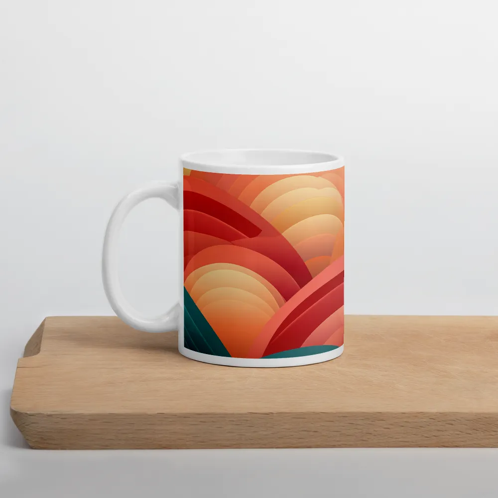 Rhythms of the Waves | Mug with White inside | 11 oz