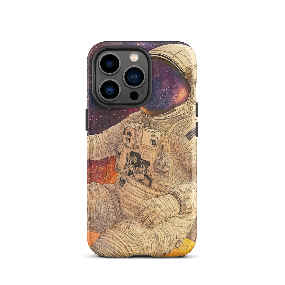 Nebular Mosaic — Seated Astronaut