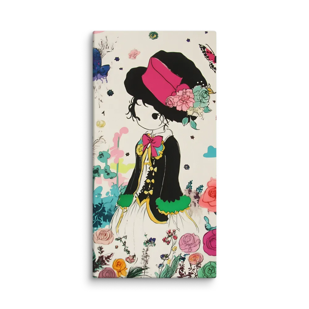Whimsical Garden Reverie | Canvas | 30″×60″