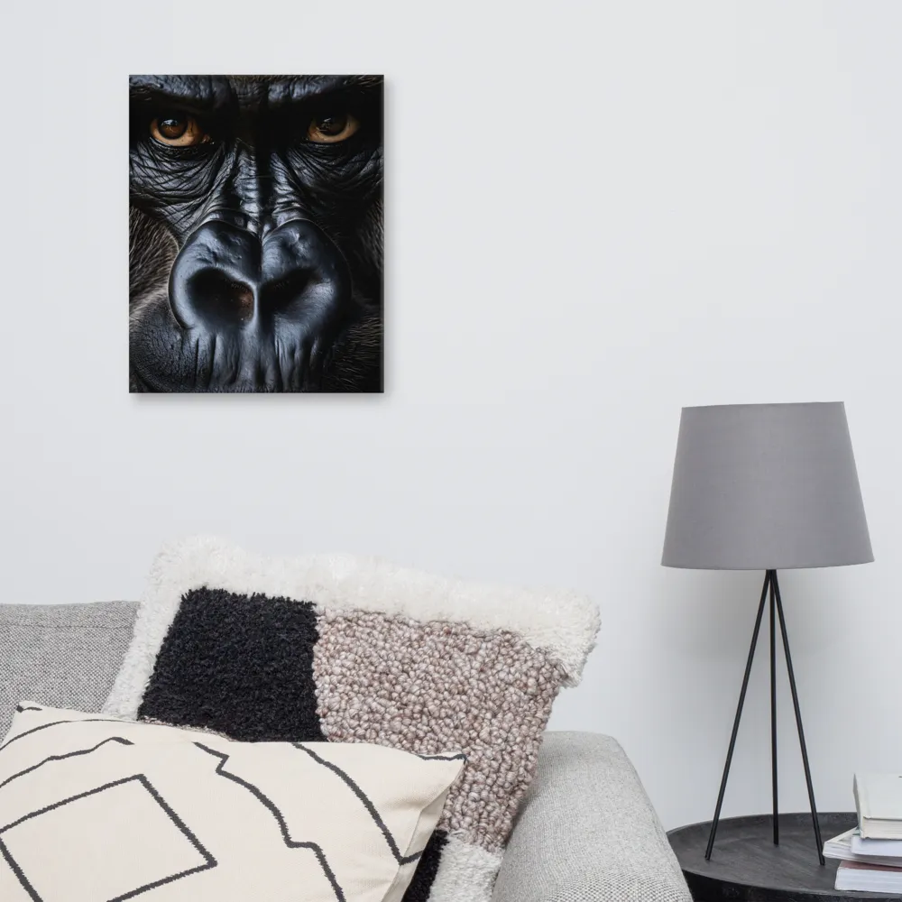 Gaze of the Wild: A Gorilla's Portrait