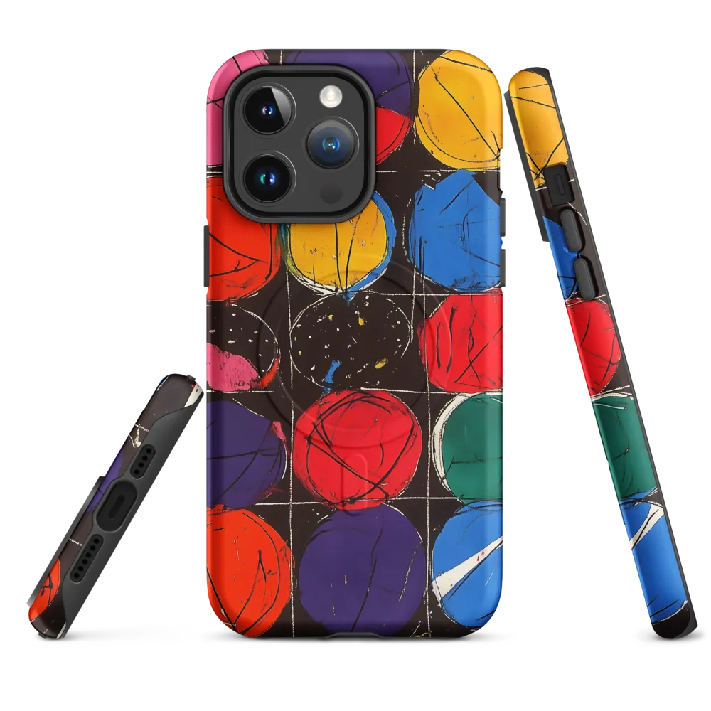 Colorful Circles in Abstract Harmony