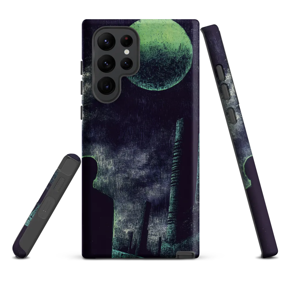 Lunar Solitude | Phone Case |  S22 Ultra | Tough Case | Matte